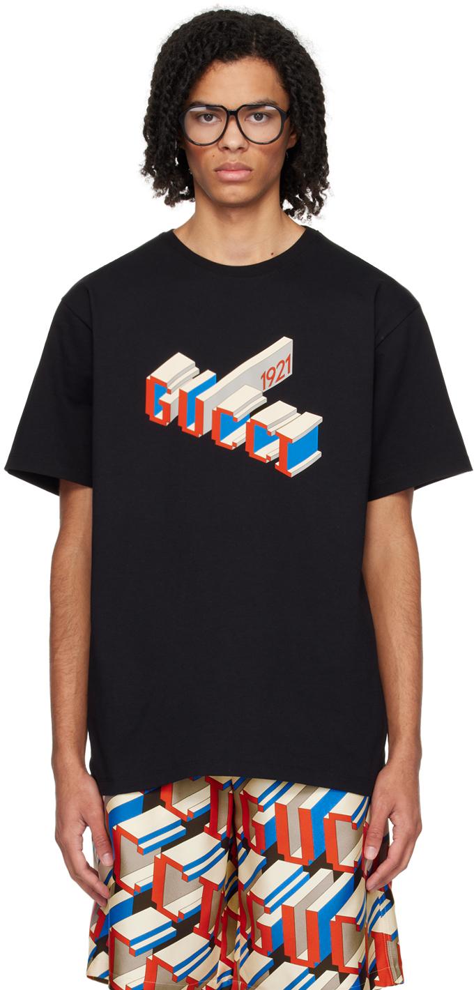 Black Printed T-Shirt