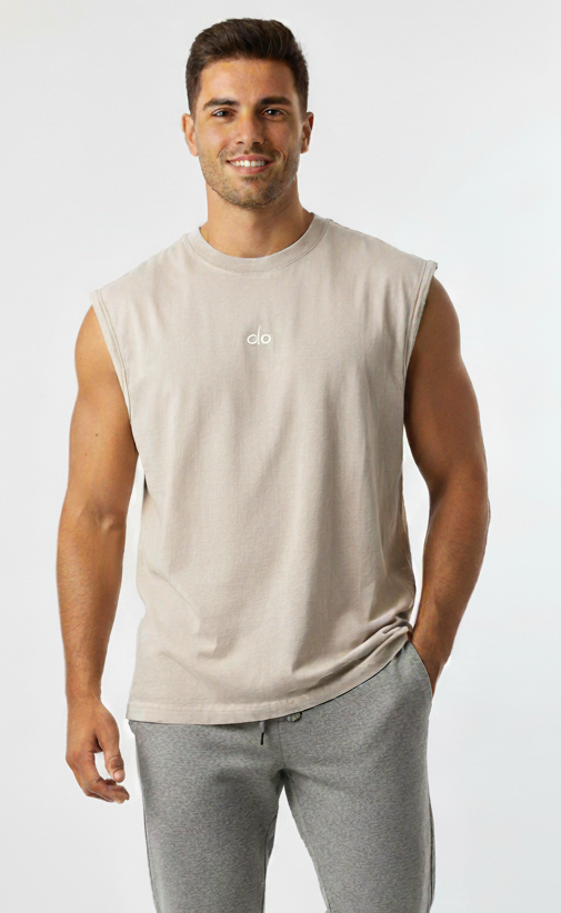 alo c t-shirt colour light beige