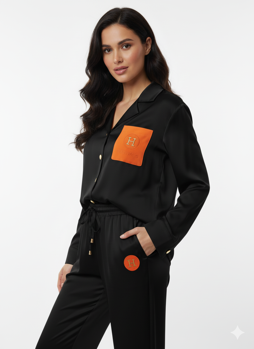 Hermes Ling Sleeve and pant white.