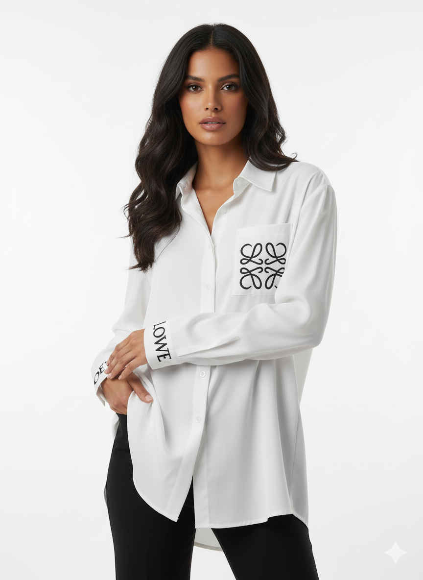 Loewe long Sleeve T shirt white