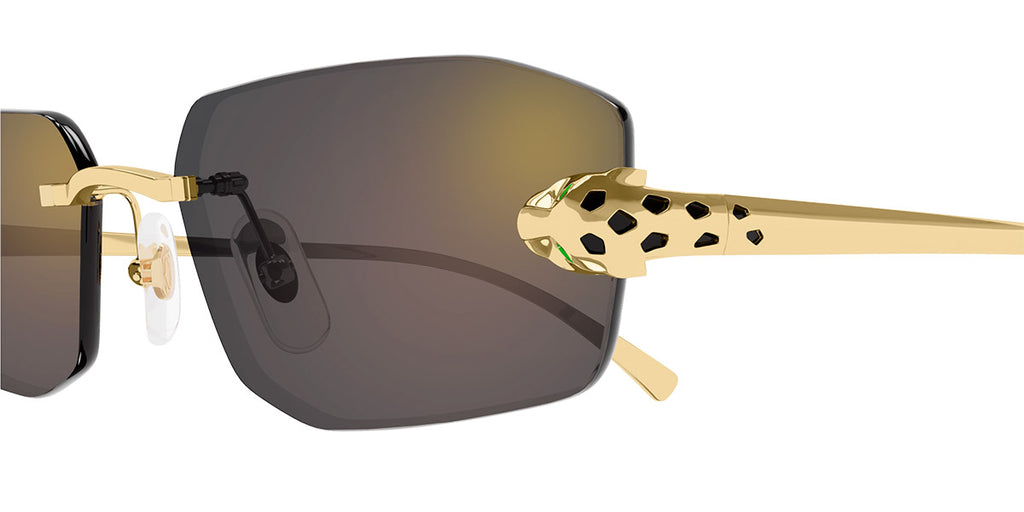 Cartier™ CT0474S 001 56 - Gold Panthère de Cartier