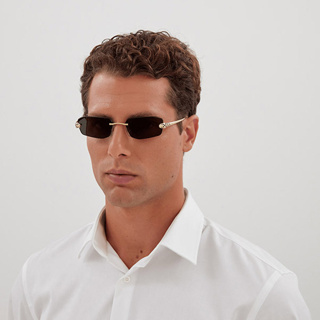 Cartier™ CT0474S 001 56 - Gold Panthère de Cartier