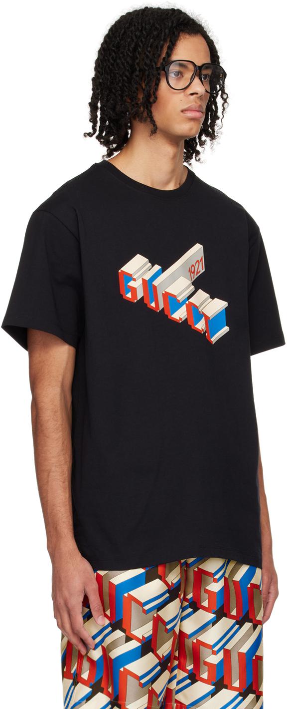 Black Printed T-Shirt