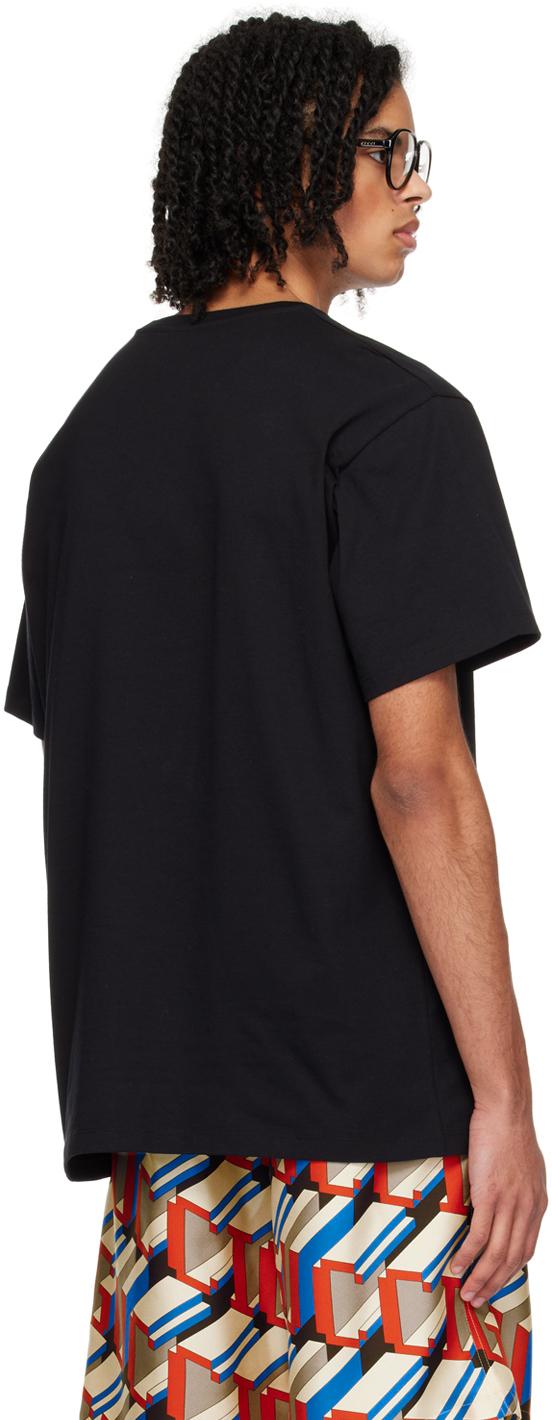 Black Printed T-Shirt