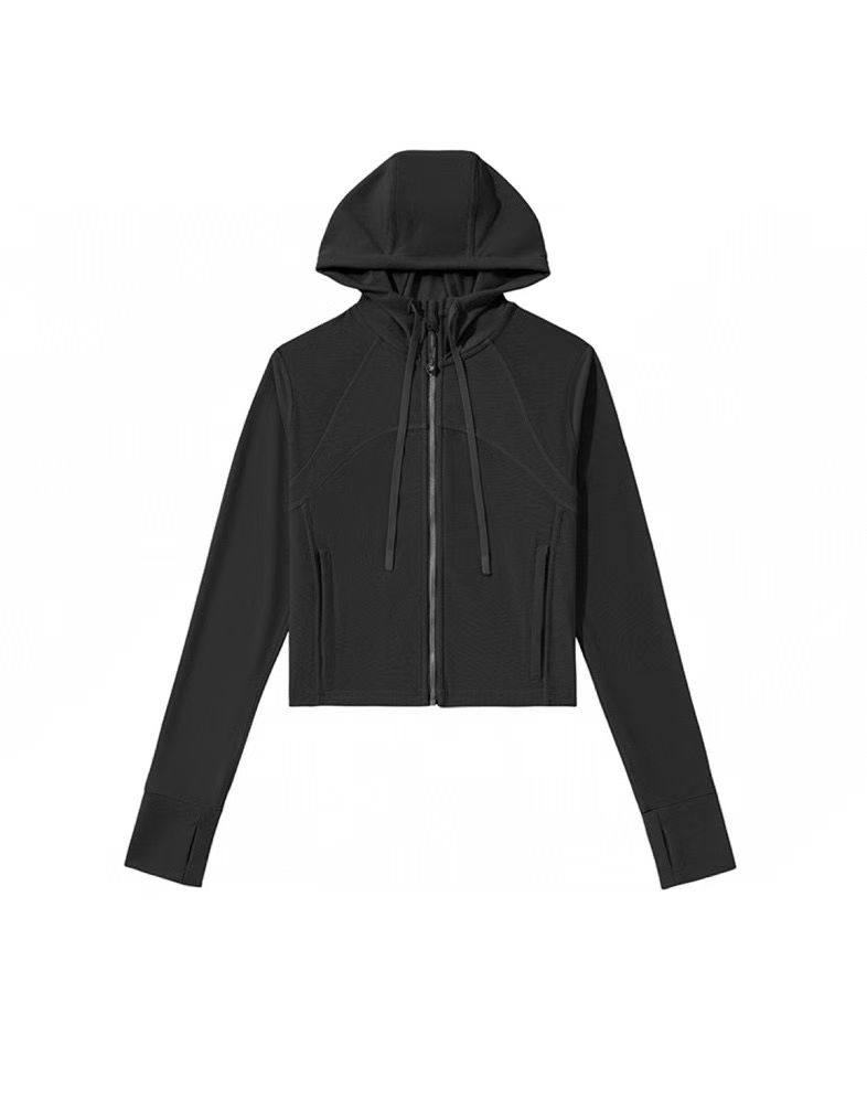 Women Sport Zip Hoodie Jacket